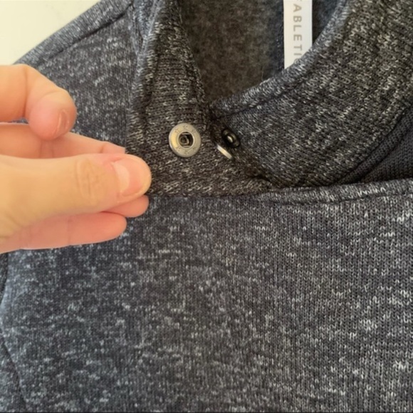 Fabletics Calypso asymmetrical grey moto jacket womens size XS - Picture 12 of 15